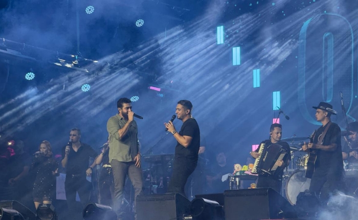 Show de Henrique & Juliano marca noite de sertanejo na Festa da Uva